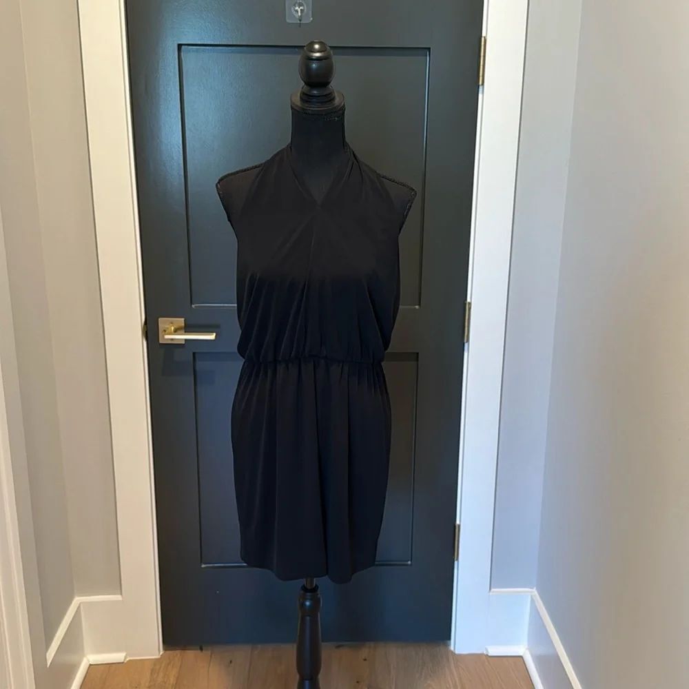 Trina Turk Black Sleeveless Dress Size 8 Worn Once